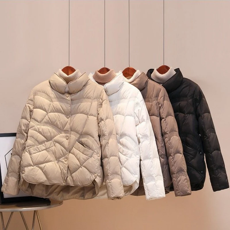 2023 New Women Down Jacket Winter Coat Female Large Size Parkas Stand Collar Fashion Outwear Shortage of Money Overcoat
2023 New Women Down Jacket Winter Coat Female Large Size Parkas Stand Collar Fashion Outwear Shortage of Money Overcoat