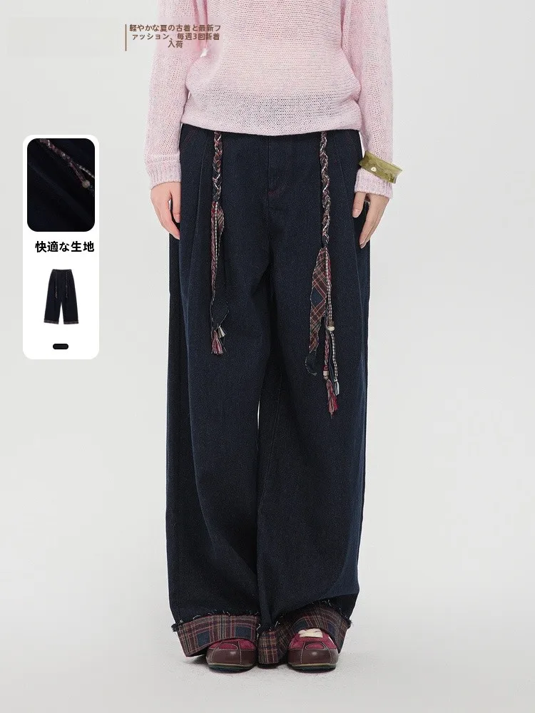 Faionable Wide Leg Jeans Belted Versatile Slimming Spring 2026 New Arrival Casual Sle Zipper Closure Color Denim
Faionable Wide Leg Jeans Belted Versatile Slimming Spring 2026 New Arrival Casual Sle Zipper Closure Color Denim