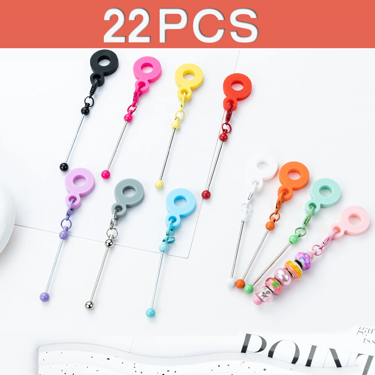 22Pcs DIY Beaded Straw Charms for 8mm-10mm Cup Straw Decoration Handmade Beaded Chain Crafts
22Pcs DIY Beaded Straw Charms for 8mm-10mm Cup Straw Decoration Handmade Beaded Chain Crafts