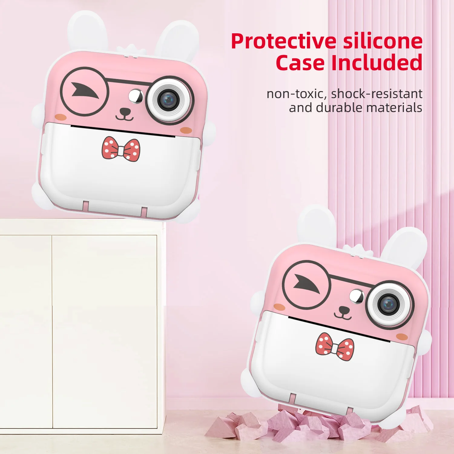 New Q5 Instant Print Camera Children's High Definition Digital Camera Cute Cartoon Mini Thermal Print Camera Children's Gift
New Q5 Instant Print Camera Children's High Definition Digital Camera Cute Cartoon Mini Thermal Print Camera Children's Gift