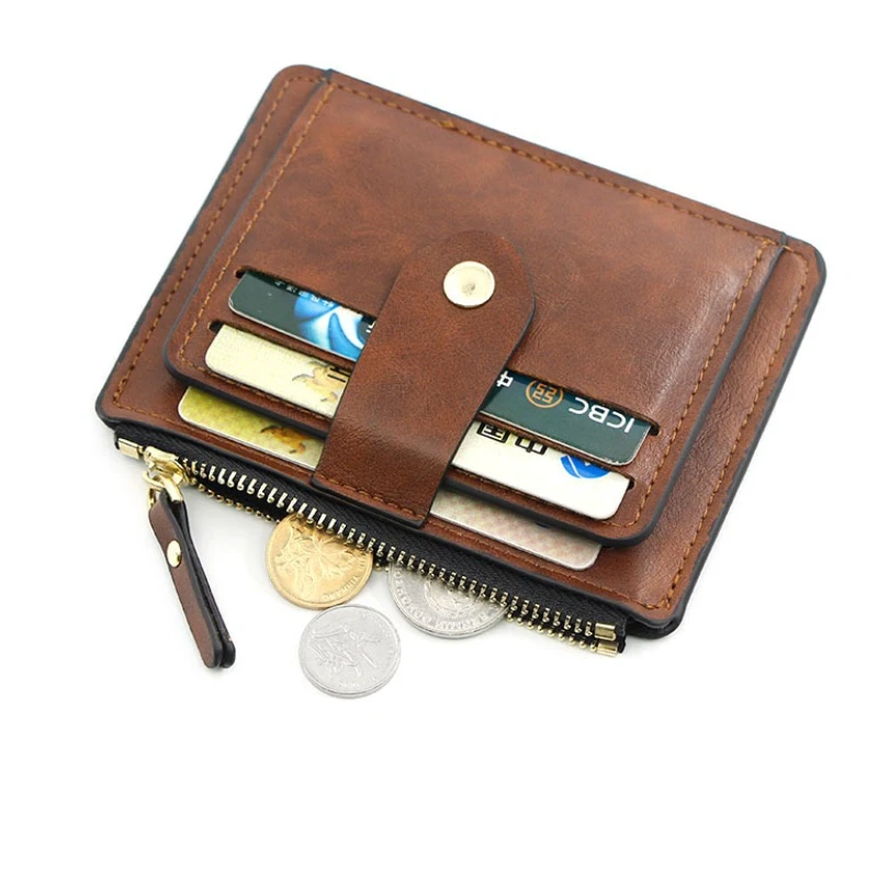 Vintage Small Men's Credit ID Card Holder Wallet Male Slim Leather Wallet with Coin Pocket Brand Purse for Men Women
Vintage Small Men's Credit ID Card Holder Wallet Male Slim Leather Wallet with Coin Pocket Brand Purse for Men Women
