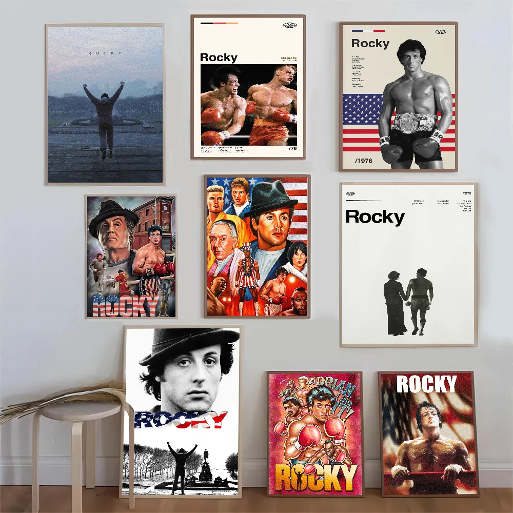 Classic Retro Old Movie Rocky Good Quality Prints and Posters Waterproof Paper Sticker Coffee House Bar Posters Wall Stickers
Classic Retro Old Movie Rocky Good Quality Prints and Posters Waterproof Paper Sticker Coffee House Bar Posters Wall Stickers