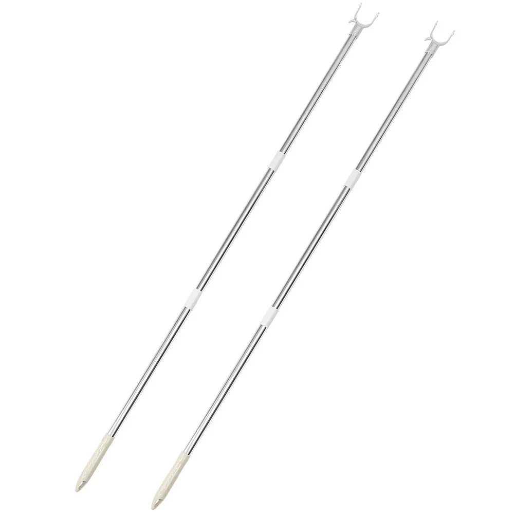 2 Pcs Stitching Clothes Rail Pole for Wardrobe Splicable Reach Stick with Hook Reaching Stainless Steel Drying Rod Sticks
2 Pcs Stitching Clothes Rail Pole for Wardrobe Splicable Reach Stick with Hook Reaching Stainless Steel Drying Rod Sticks