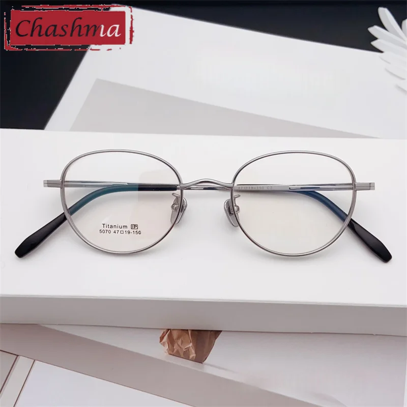 Chashma Pure Titanium Oval Frame Glasses High End Round Retro Gafas Men Ultra Light Eyeglass for Prescription Lenses Women
Chashma Pure Titanium Oval Frame Glasses High End Round Retro Gafas Men Ultra Light Eyeglass for Prescription Lenses Women