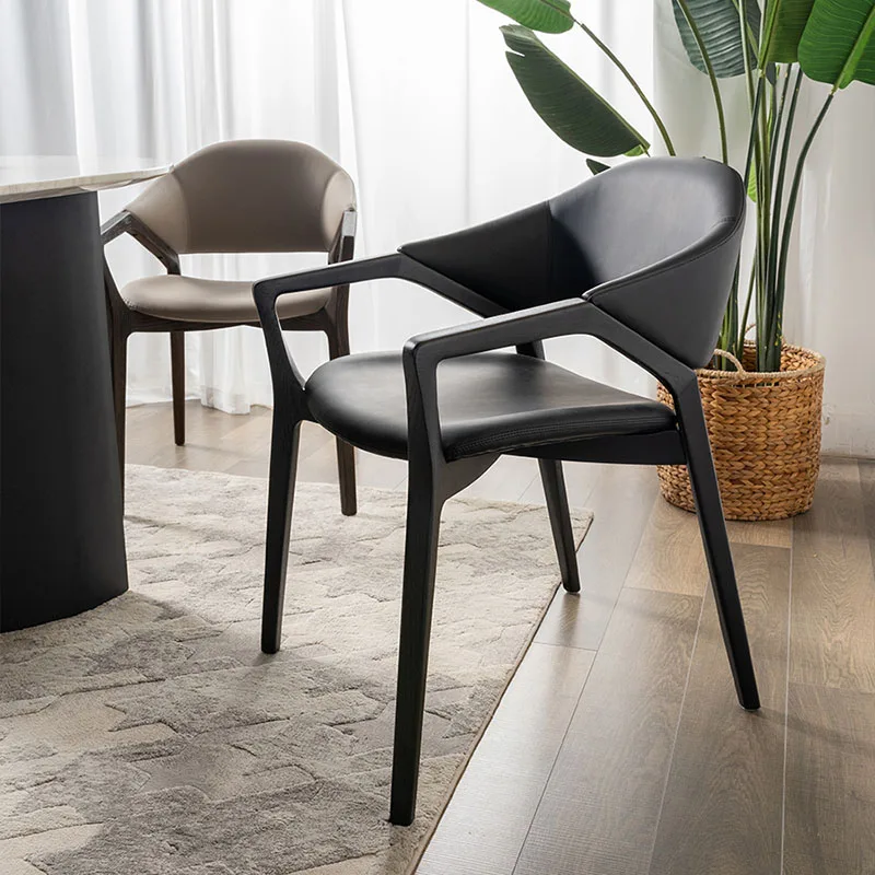 Design Arm Leather Luxury Dining Chairs Modern Outdoor Garden Relaxing Dining Chairs Office Fashionable Sillas Comedor Furniture
Design Arm Leather Luxury Dining Chairs Modern Outdoor Garden Relaxing Dining Chairs Office Fashionable Sillas Comedor Furniture