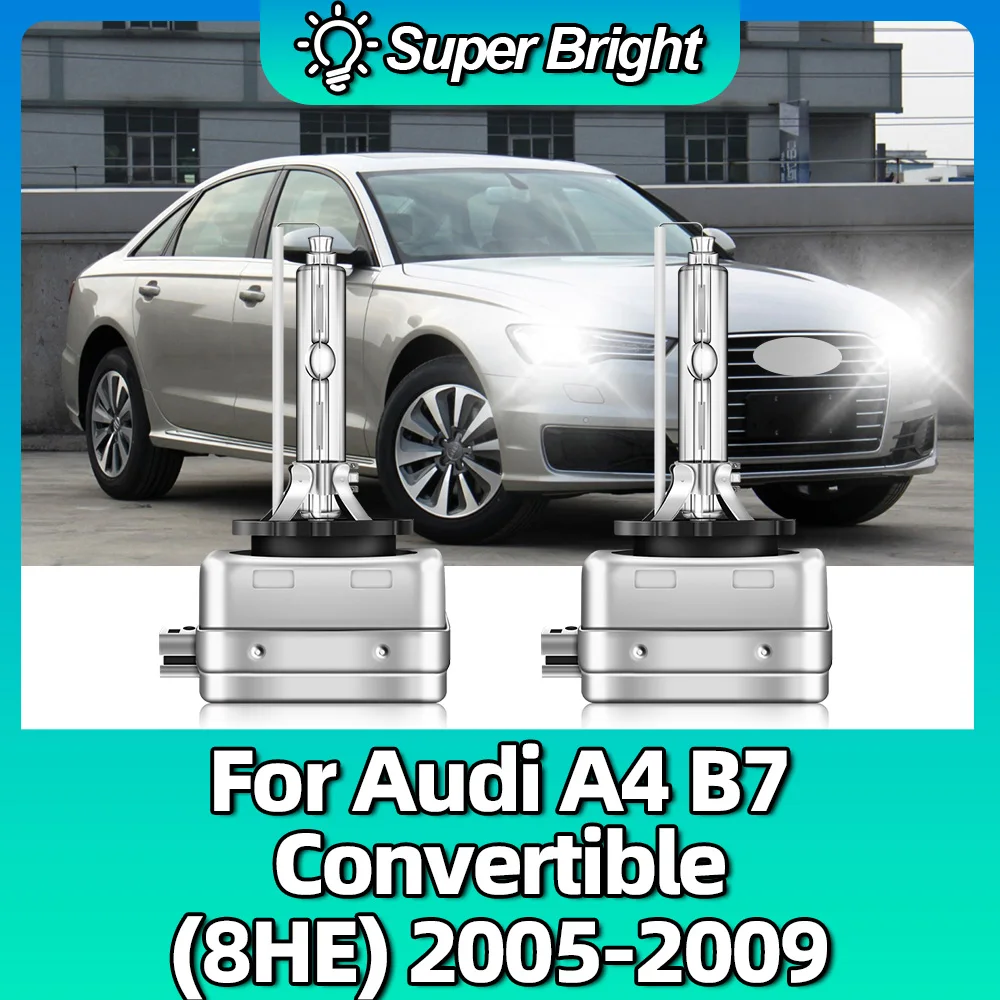 2PCS High Bright HID Xenon 35W D1S Lamp 6000K Auto Headlamp 12V Bulbs For Audi A4 B7 Convertible (8HE) 2005 2006 2007 2008 2009
2PCS High Bright HID Xenon 35W D1S Lamp 6000K Auto Headlamp 12V Bulbs For Audi A4 B7 Convertible (8HE) 2005 2006 2007 2008 2009
