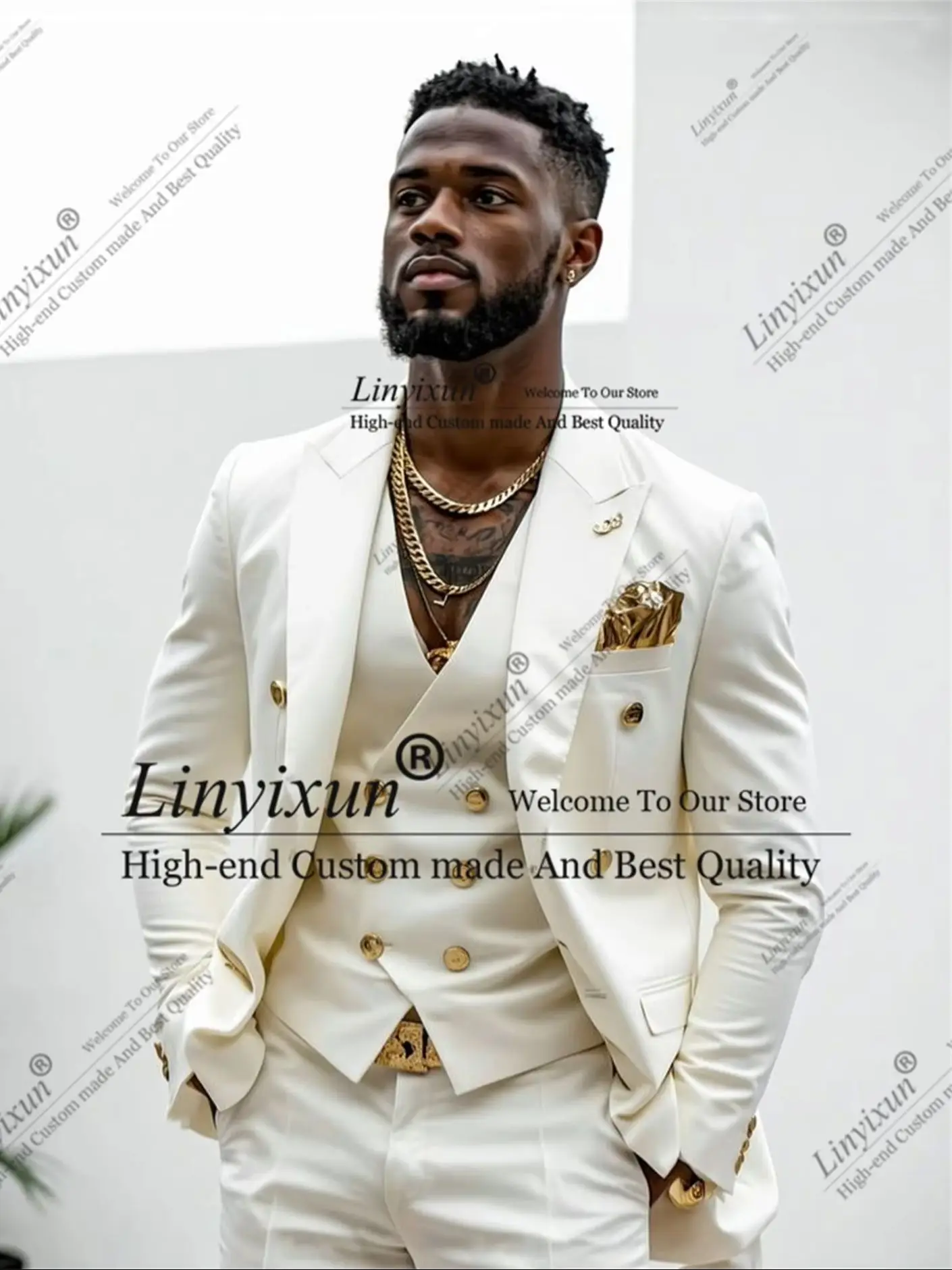 Business Customized Slim Fit Mens 2 Piece Double Breasted Suit Luxury High Quality Diamond Ornament Tuxedos For Wedding Groom
Business Customized Slim Fit Mens 2 Piece Double Breasted Suit Luxury High Quality Diamond Ornament Tuxedos For Wedding Groom