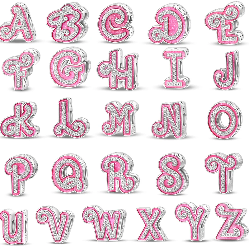 Suitable for original bracelet DIY letters A-Z pendant beads 925 sterling silver zircon Barbie letter tassel jewelry gift
Suitable for original bracelet DIY letters A-Z pendant beads 925 sterling silver zircon Barbie letter tassel jewelry gift