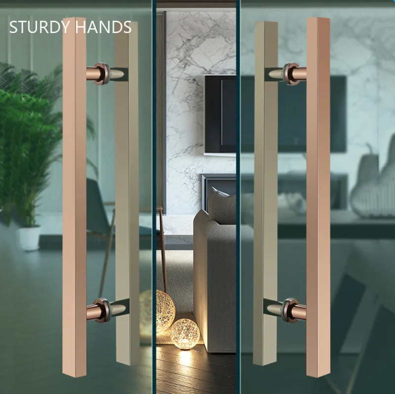 1 Set Stainless Steel Bathroom Glass Door Handle Thickened Square Tube Door Knob Cupboard Door Handles Furniture Hardware
1 Set Stainless Steel Bathroom Glass Door Handle Thickened Square Tube Door Knob Cupboard Door Handles Furniture Hardware