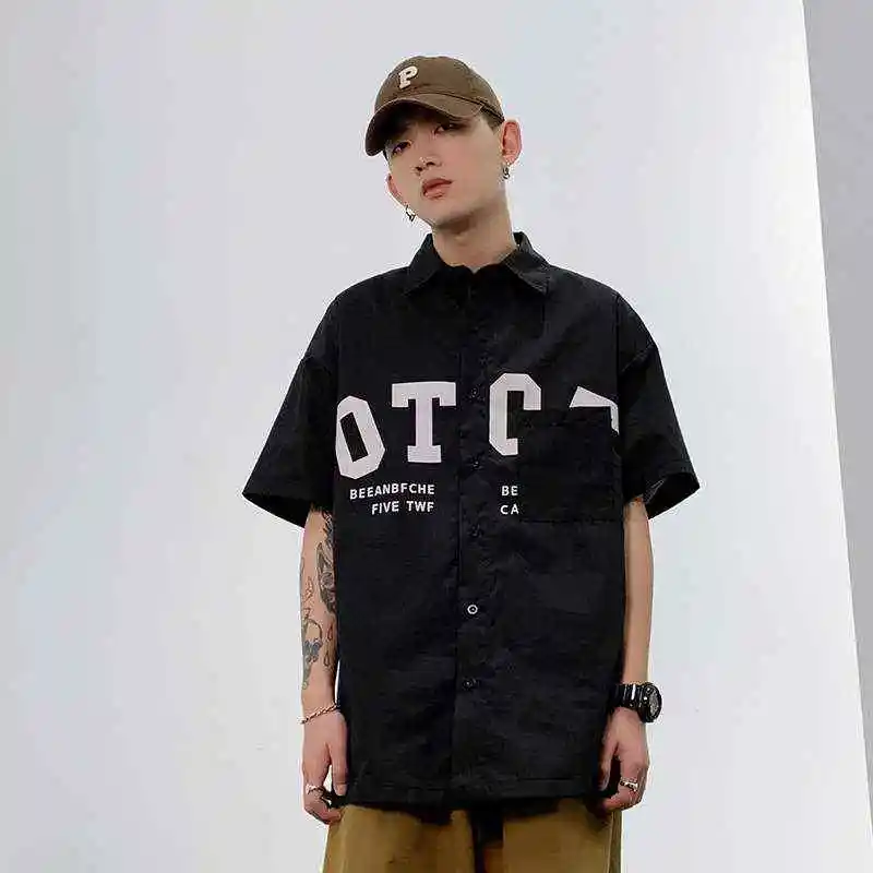 Summer Men's Handsome Casual Shortsved Shirt Loose Fit Gradient Sun Protection Cotton Ice Sensation Short Sleeve Ultra Short ...
Summer Men's Handsome Casual Shortsved Shirt Loose Fit Gradient Sun Protection Cotton Ice Sensation Short Sleeve Ultra Short ...