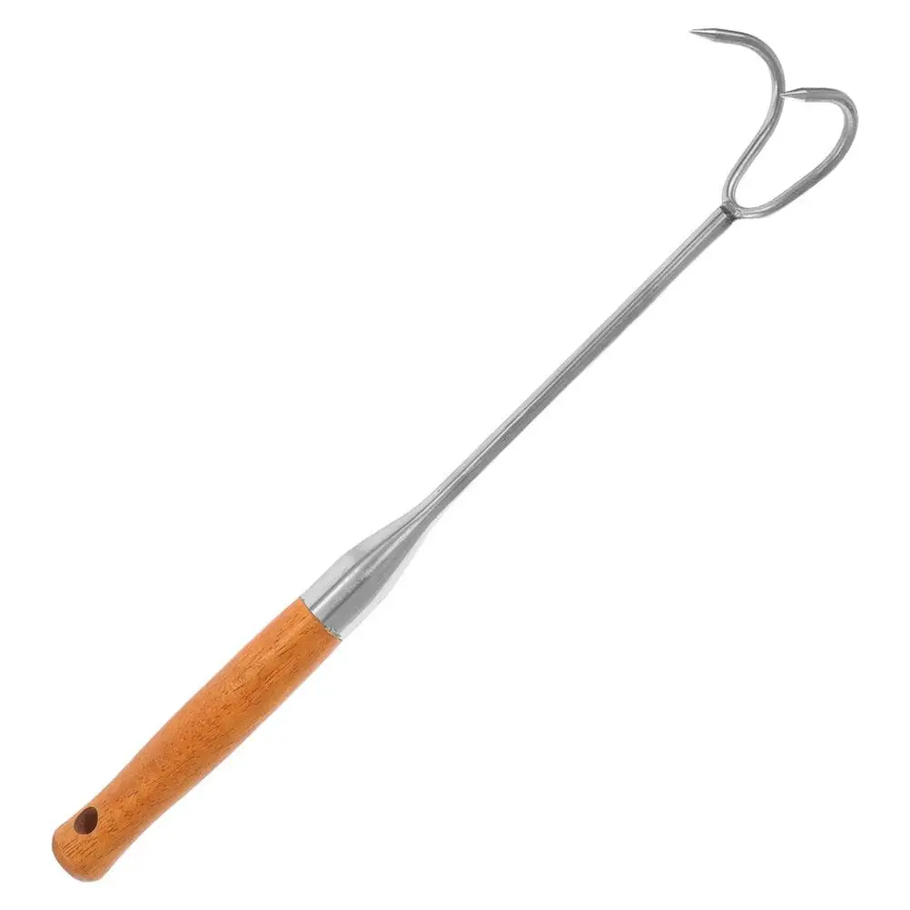 Outdoor Meat Hook Stainless Steel Thickened Design Portable BBQ Grill Turner Food Flipper Hook Cooked Accessories
Outdoor Meat Hook Stainless Steel Thickened Design Portable BBQ Grill Turner Food Flipper Hook Cooked Accessories