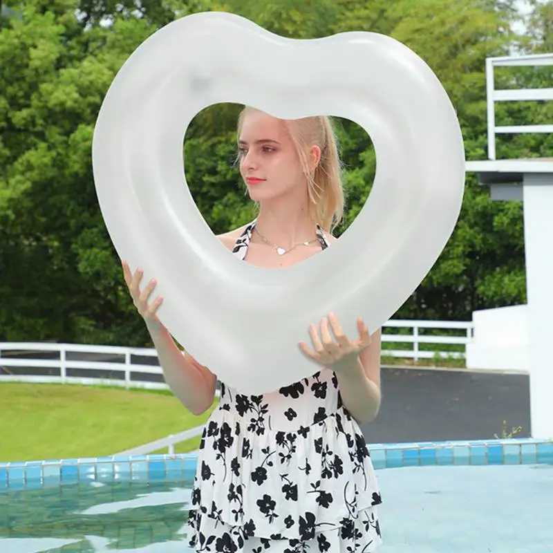 Inflatable Heart Pool Floats Heart Shaped Swimming Pool Float Loungers Tube Clear Inflatable Ring For The Beach Party Vacation
Inflatable Heart Pool Floats Heart Shaped Swimming Pool Float Loungers Tube Clear Inflatable Ring For The Beach Party Vacation