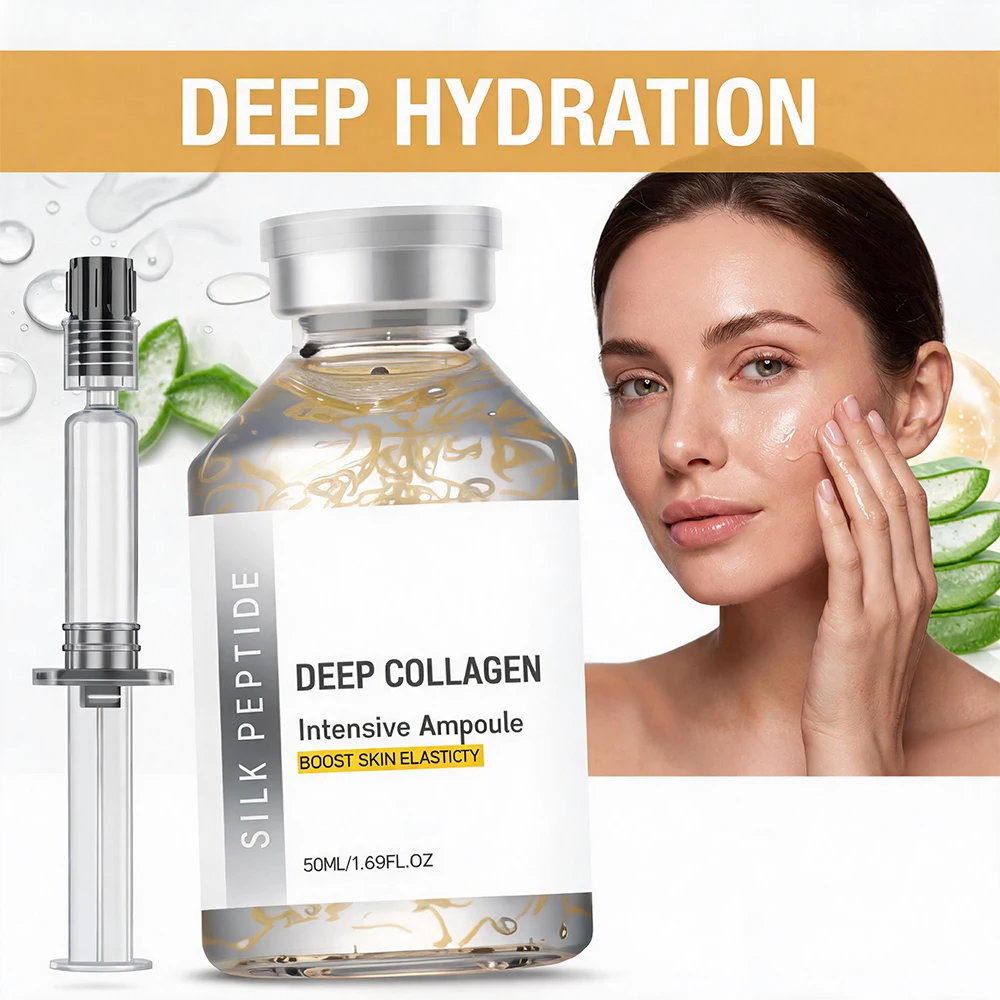 Face Serum Deep Collagen Silk Peptide Intensive Lifting Ampoule Tighten Skin Elasticity Enhanced Reduce Fine Lines and Wrinkles
Face Serum Deep Collagen Silk Peptide Intensive Lifting Ampoule Tighten Skin Elasticity Enhanced Reduce Fine Lines and Wrinkles