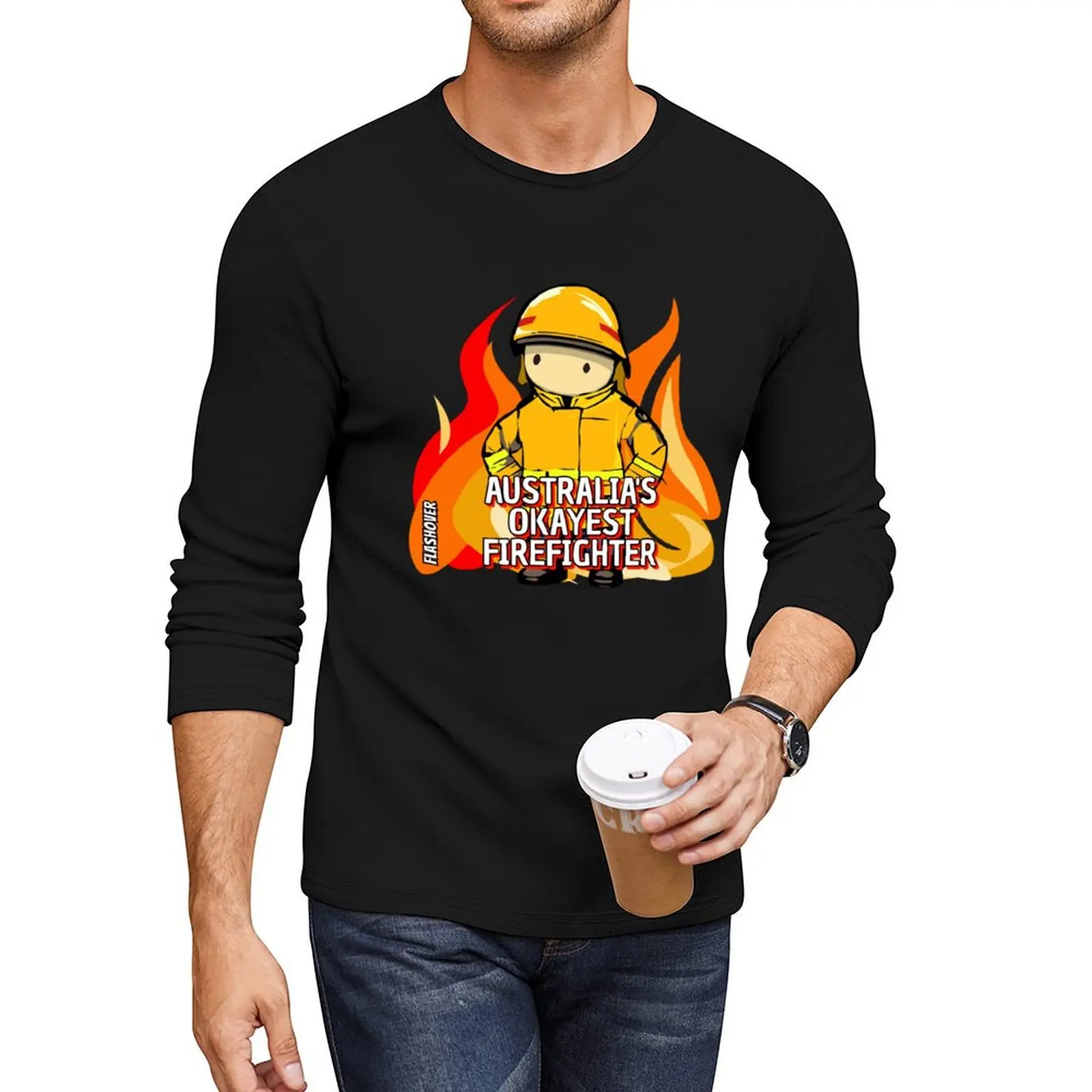 Australia's Okayest Firefighter Long T-Shirt graphic t shirt animal print shirt for boys mens tall t shirts
Australia's Okayest Firefighter Long T-Shirt graphic t shirt animal print shirt for boys mens tall t shirts