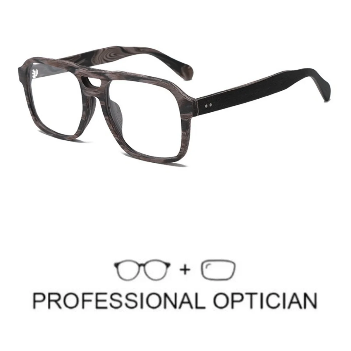 Handmade Acetate Prescription Eyeglasses Fashion Trend Square Optical Glasses for Men
Handmade Acetate Prescription Eyeglasses Fashion Trend Square Optical Glasses for Men