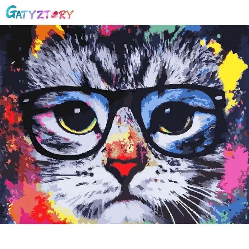 GATYZTORY Cat Animal Painting By Number Wall Art DIY Frame On Canvas Picture By Numbers For Living Room
GATYZTORY Cat Animal Painting By Number Wall Art DIY Frame On Canvas Picture By Numbers For Living Room