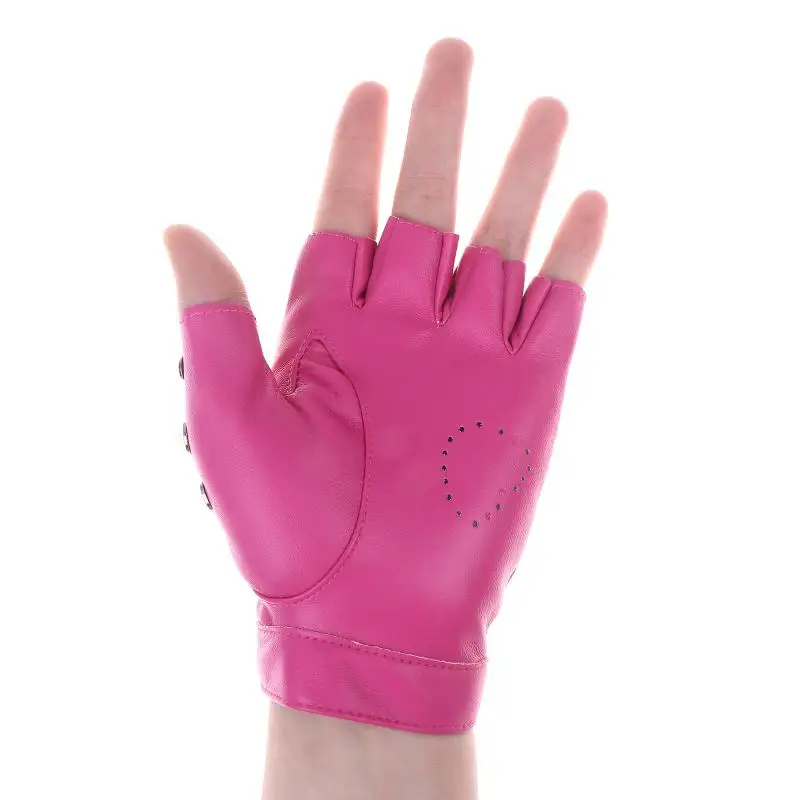 Stage Performance Leather Women Man Half-Finger Rivet Gloves Nightclub Dance Fashion Punk Hip-Hop Half Finger MittensHot
Stage Performance Leather Women Man Half-Finger Rivet Gloves Nightclub Dance Fashion Punk Hip-Hop Half Finger MittensHot