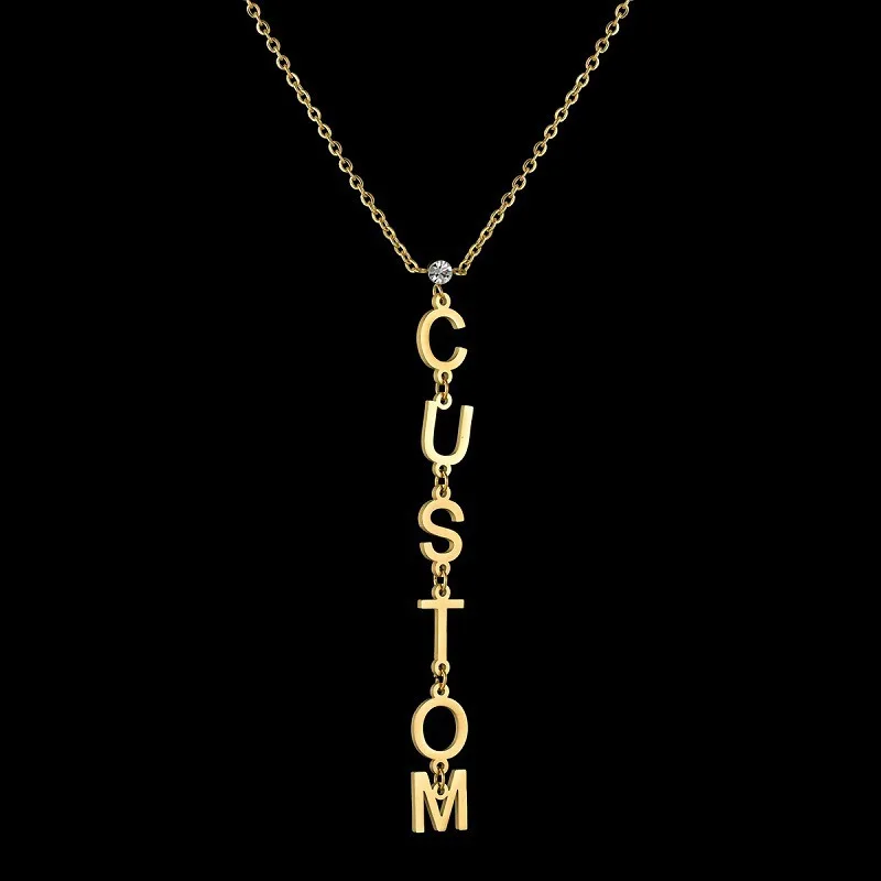Customized Trend Diamond-set Name Necklace Female Personality DIY Single English Pendant Collarbone Chain Necklace for Women
Customized Trend Diamond-set Name Necklace Female Personality DIY Single English Pendant Collarbone Chain Necklace for Women