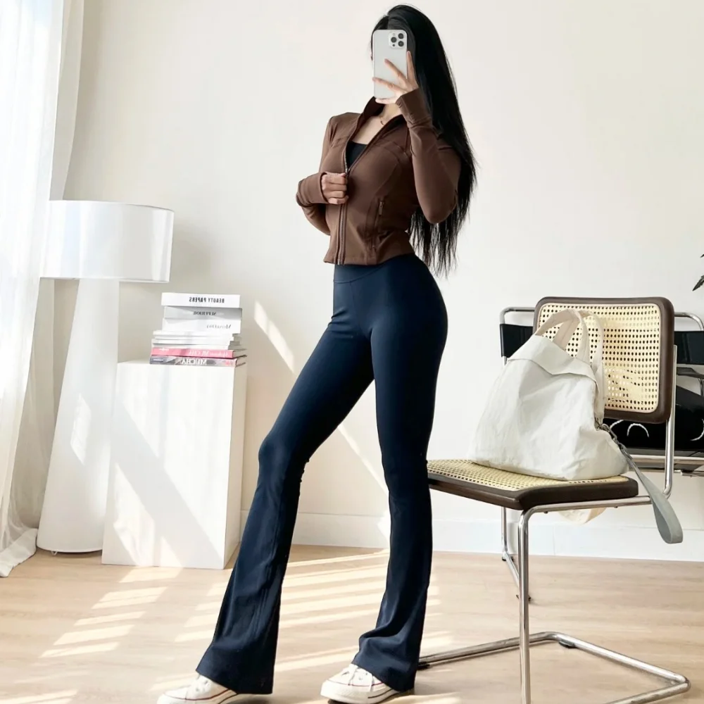 Summer Women's High Waist Seamless Stretch Flared Yoga Pants Fitness Cool Bootcut Wide Leg Trousers Breathable Sports Leggings
Summer Women's High Waist Seamless Stretch Flared Yoga Pants Fitness Cool Bootcut Wide Leg Trousers Breathable Sports Leggings