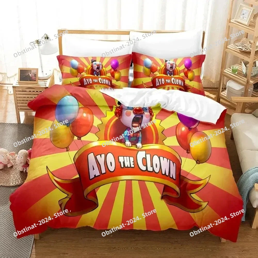 Cartoon Game Ayo the Clown Duvet Cover Bed Set Quilt Cover Pillowcase Comforter king Queen Size Boys Adult Bedding
Cartoon Game Ayo the Clown Duvet Cover Bed Set Quilt Cover Pillowcase Comforter king Queen Size Boys Adult Bedding