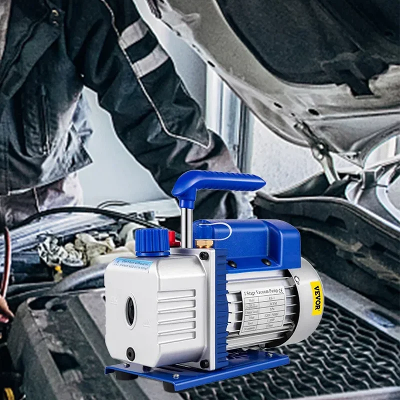 SIHAO 1.8-4CFM 1/3HP Rotary Vane Vacuum Pump Oil-Free HVAC Tool for R134A R22 R12 R502 Air Conditioning Refrigeration & Drying
SIHAO 1.8-4CFM 1/3HP Rotary Vane Vacuum Pump Oil-Free HVAC Tool for R134A R22 R12 R502 Air Conditioning Refrigeration & Drying