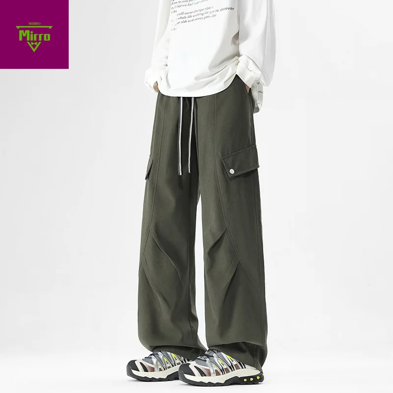 【Mirrordust】Workwear Long Pants Autumn Wide-Leg Loose Casual Versatile Men's Long Pants cargo pants for men
【Mirrordust】Workwear Long Pants Autumn Wide-Leg Loose Casual Versatile Men's Long Pants cargo pants for men