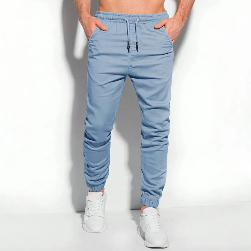 Drawstring Waist Pants Men's Ankle-banded Jogging Trousers with Pockets for Daily Wear Outdoor Activities Solid Color Sport
Drawstring Waist Pants Men's Ankle-banded Jogging Trousers with Pockets for Daily Wear Outdoor Activities Solid Color Sport