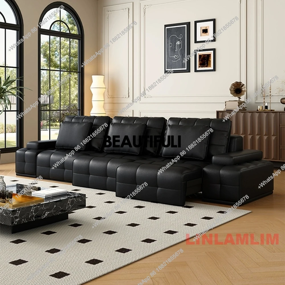 Modern Genuine Leather Sectional Sofa Bed – Convertible Couch with Tufted Backrest and Armrest,Functional Sleeper Sofa
Modern Genuine Leather Sectional Sofa Bed – Convertible Couch with Tufted Backrest and Armrest,Functional Sleeper Sofa