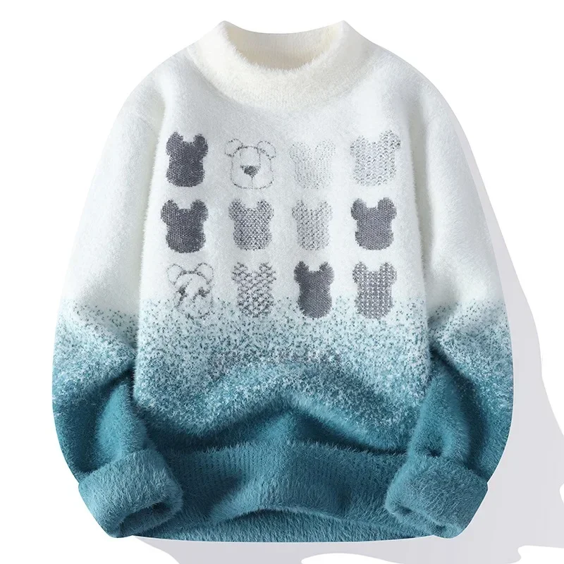 Sweater Men's 2023 Autumn/Winter New Trendy Casual Pullover Round Neck Loose and Warm
Sweater Men's 2023 Autumn/Winter New Trendy Casual Pullover Round Neck Loose and Warm