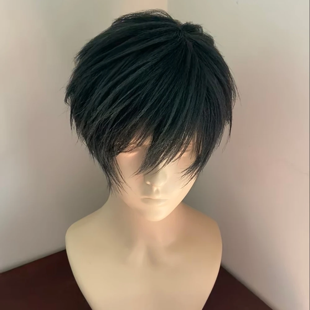 Anime Itoshi Rin Cosplay Wig Dark Green Short Hair Rose Net Simulated Scalp Top Heat resistant Synthetic Fiber Wig Anime Wig
Anime Itoshi Rin Cosplay Wig Dark Green Short Hair Rose Net Simulated Scalp Top Heat resistant Synthetic Fiber Wig Anime Wig