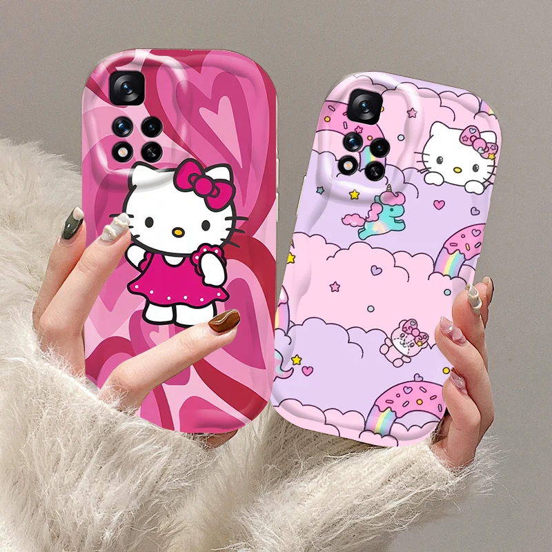 HelloKitty Cute Cartoon For Xiaomi Redmi Note 13 12 12S 11S 11 10 9 8 10A 9C 9T Pro Plus 5G Wave Oil Soft Phone Case
HelloKitty Cute Cartoon For Xiaomi Redmi Note 13 12 12S 11S 11 10 9 8 10A 9C 9T Pro Plus 5G Wave Oil Soft Phone Case