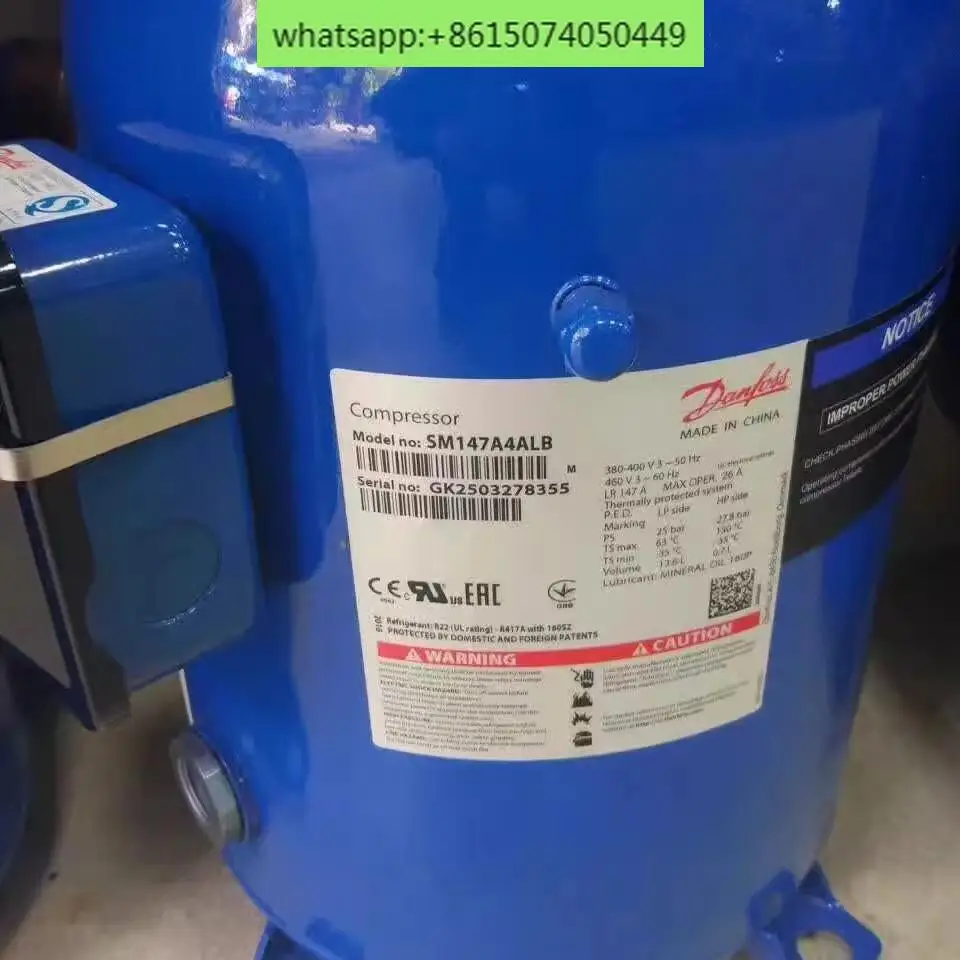 Компрессор SM147A4CLB SZ147A4CLB подходит для холодильного компрессора кондиционера Baifuma.
Компрессор SM147A4CLB SZ147A4CLB подходит для холодильного компрессора кондиционера Baifuma.