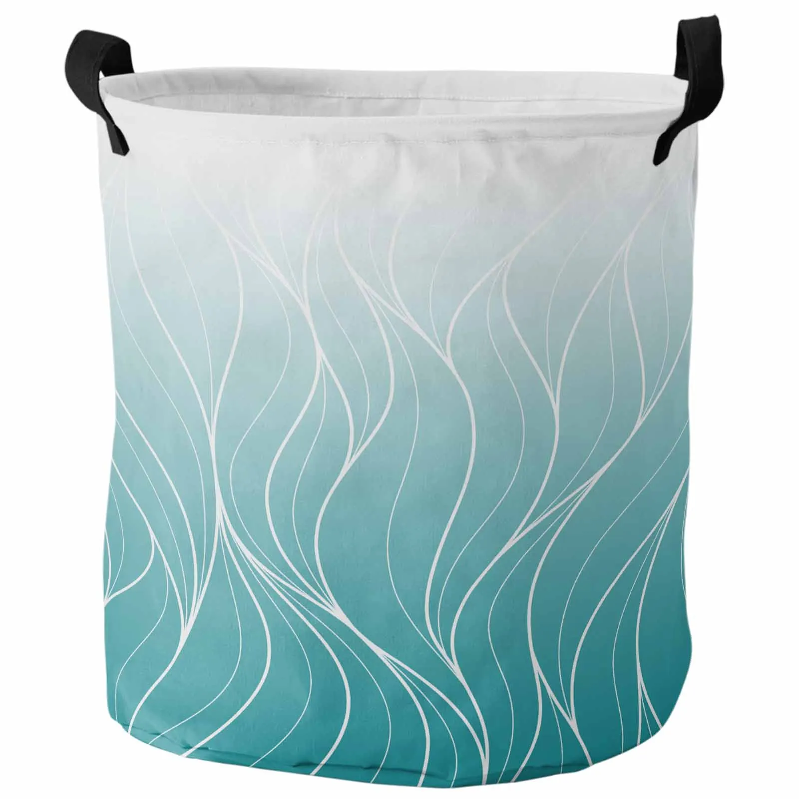 Duck Blue Gradient Line Texture Dirty Laundry Basket Foldable Waterproof Home Organizer Clothing Children Toy Storage Basket
Duck Blue Gradient Line Texture Dirty Laundry Basket Foldable Waterproof Home Organizer Clothing Children Toy Storage Basket