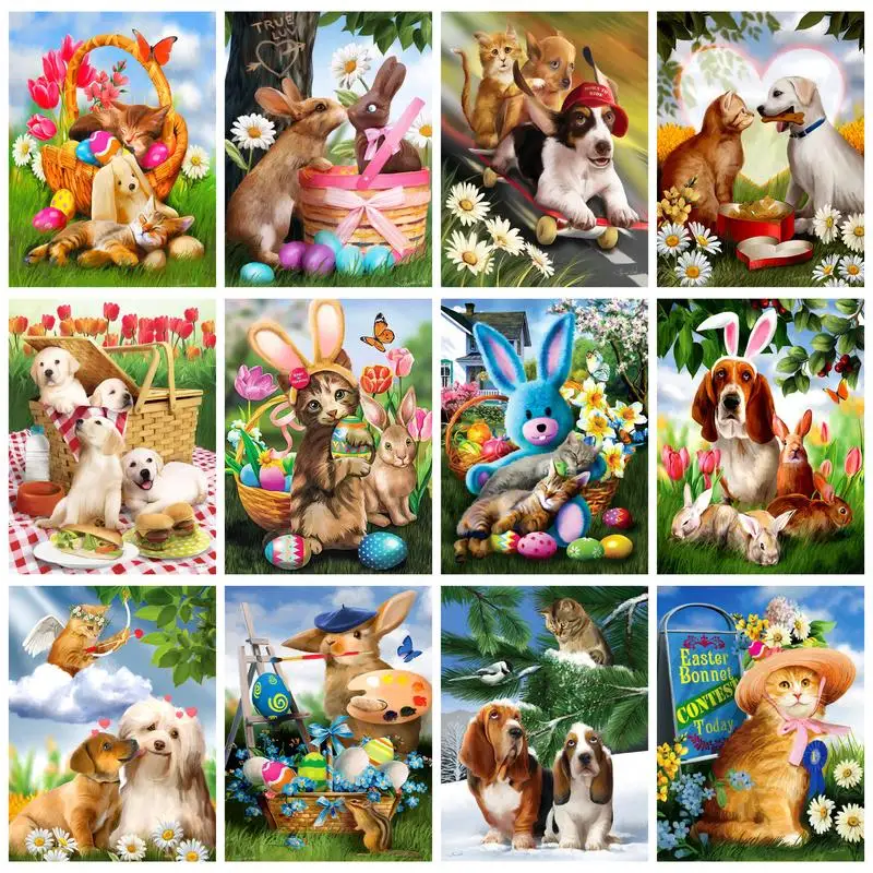 RUOPOTY 5D DIY Diamond Painting Animal Cat Full Round Pictures Of Rhinestones Decor Home Mosaic Embroidery
RUOPOTY 5D DIY Diamond Painting Animal Cat Full Round Pictures Of Rhinestones Decor Home Mosaic Embroidery