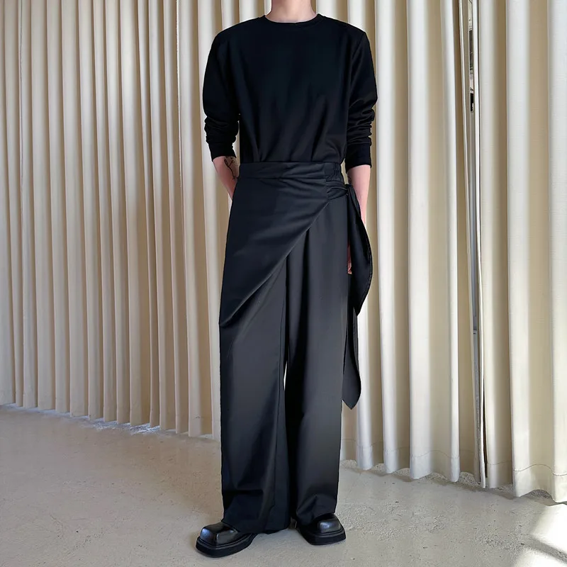 American High Street Men's Wide Leg Casual Long Trousers Faionable Straight Cut Floor-Length Suit Pants Loose Fit Sle
American High Street Men's Wide Leg Casual Long Trousers Faionable Straight Cut Floor-Length Suit Pants Loose Fit Sle