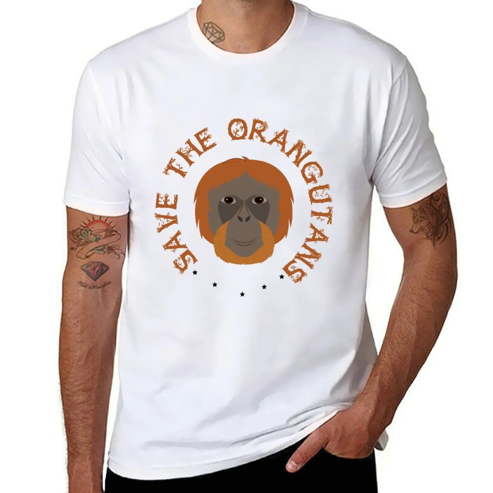 Save the Orangutans - Orangutan Conservation T-Shirt man t shirt heavy cotton t shirts for man graphic funny T-Shirt
Save the Orangutans - Orangutan Conservation T-Shirt man t shirt heavy cotton t shirts for man graphic funny T-Shirt