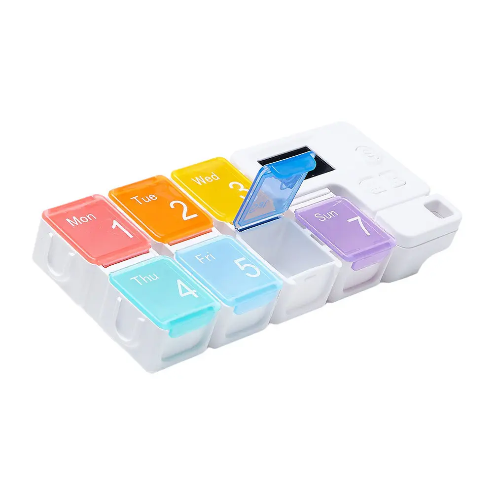 Smart Medicine Dispenser Electronic Pill Box Weekly Organizer Portable Waterproof Wear-Resistant Case for Memory Support Daily
Smart Medicine Dispenser Electronic Pill Box Weekly Organizer Portable Waterproof Wear-Resistant Case for Memory Support Daily