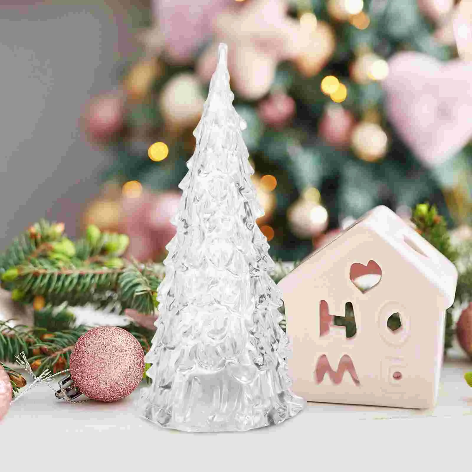 4 Pcs Night Light Glowing Christmas Tree Desktop Decor Ornament Creative Lamp White Decorations Mini Small
4 Pcs Night Light Glowing Christmas Tree Desktop Decor Ornament Creative Lamp White Decorations Mini Small