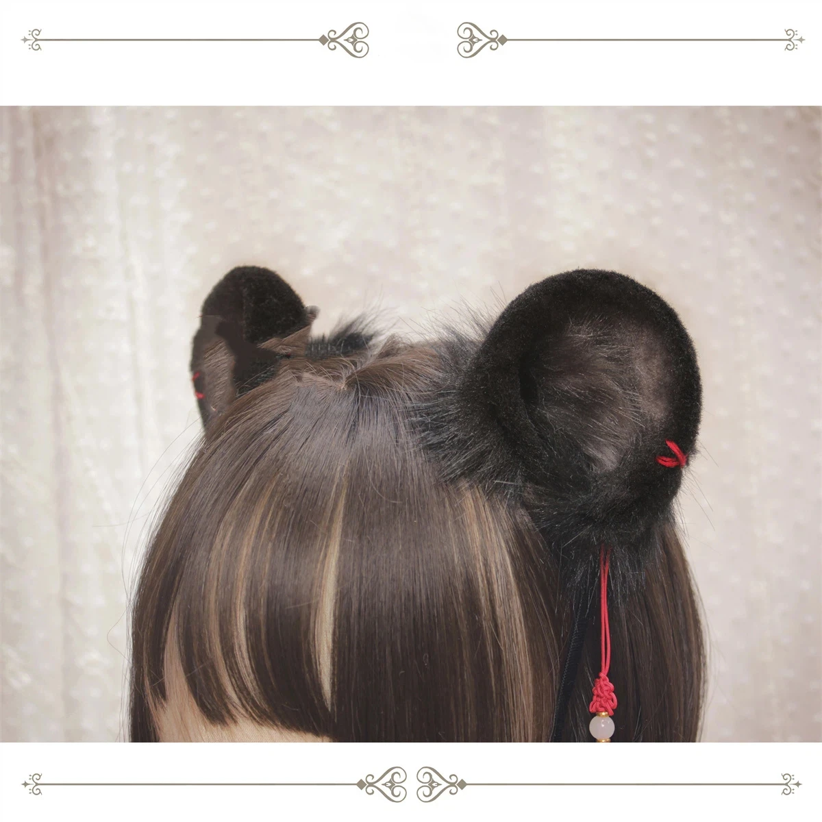 Custom Handmade Ailuropoda Bear Ears Hairhoop Headwear Headband For Game Party Christmas Halloween Cosplay Prop
Custom Handmade Ailuropoda Bear Ears Hairhoop Headwear Headband For Game Party Christmas Halloween Cosplay Prop