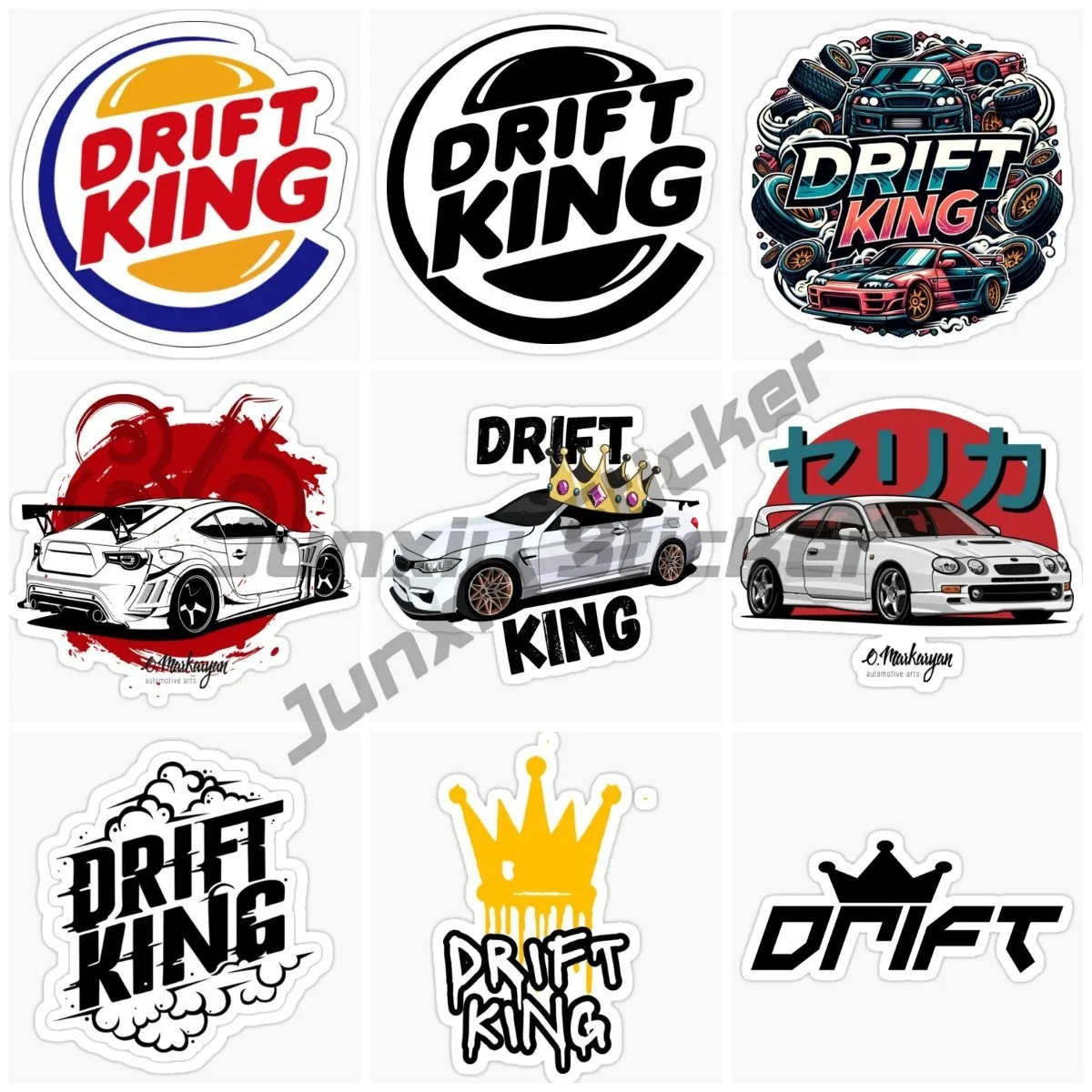 Retro DRIFT KING Spoof Funny JDM Drift Vinyl Car Sticker Cover Scratch Decal Motorcycles Car Accessories
Retro DRIFT KING Spoof Funny JDM Drift Vinyl Car Sticker Cover Scratch Decal Motorcycles Car Accessories