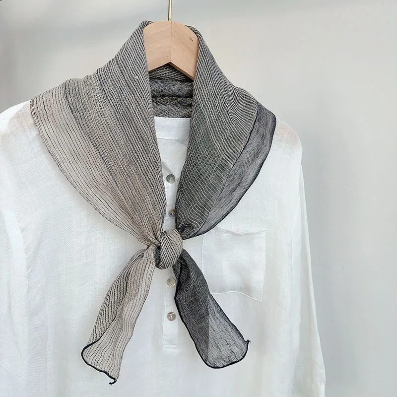 Scarf Women Summer Linen Square Sun Protection Breathable Neck Head Wrap Accessory For Beach Spring Holiday
Scarf Women Summer Linen Square Sun Protection Breathable Neck Head Wrap Accessory For Beach Spring Holiday