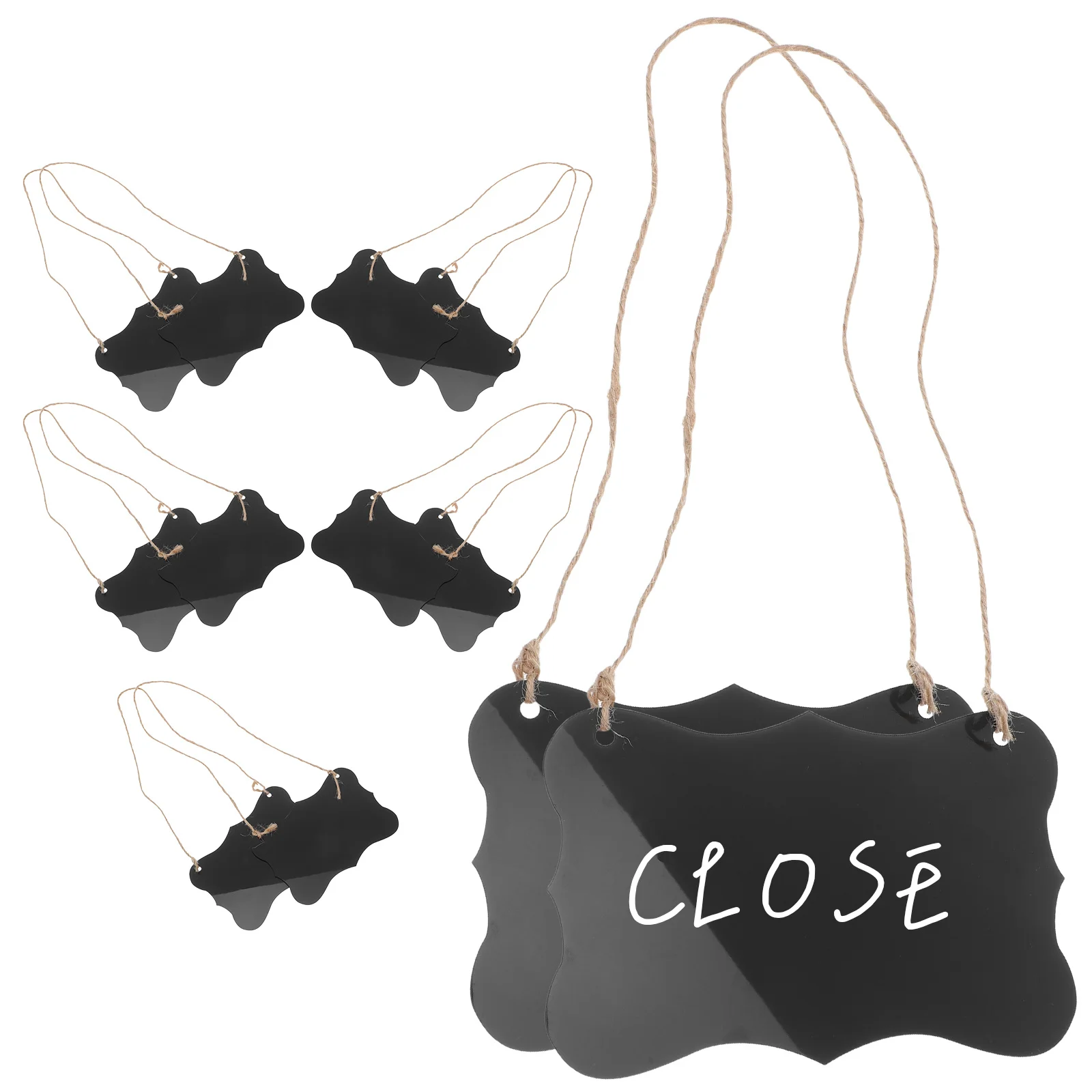 12Pcs Acrylic Blackboard Hanging Sign Easy Install Wall Mounted Notice Board for Messages Menus Reminders Hanging Board
12Pcs Acrylic Blackboard Hanging Sign Easy Install Wall Mounted Notice Board for Messages Menus Reminders Hanging Board