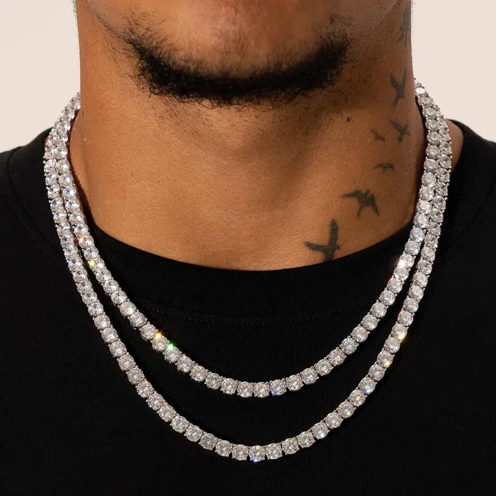 3Mm 4mm 5mm Tennis Chain 1 Row Cubic Zirconia Necklace 18k Gold Plated Diamond Chain Boutique Jewelry Necklace
3Mm 4mm 5mm Tennis Chain 1 Row Cubic Zirconia Necklace 18k Gold Plated Diamond Chain Boutique Jewelry Necklace