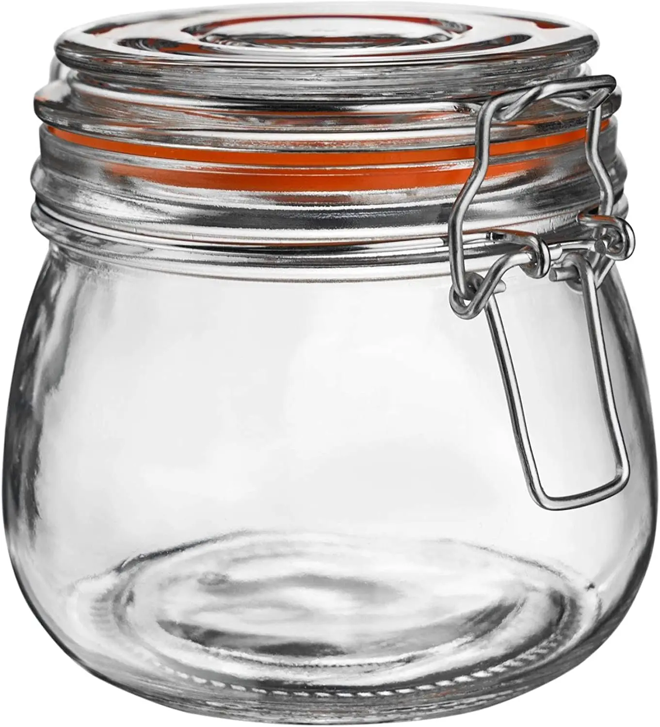 Hovico 25 oz Glass Jars With Airtight Lids And Leak Proof Rubber Gasket,Wide Mouth Mason Jars With Hinged Lids For Kitchen Canisters 750ml, Glass Storage Containers
Hovico 25 oz Glass Jars With Airtight Lids And Leak Proof Rubber Gasket,Wide Mouth Mason Jars With Hinged Lids For Kitchen Canisters 750ml, Glass Storage Containers