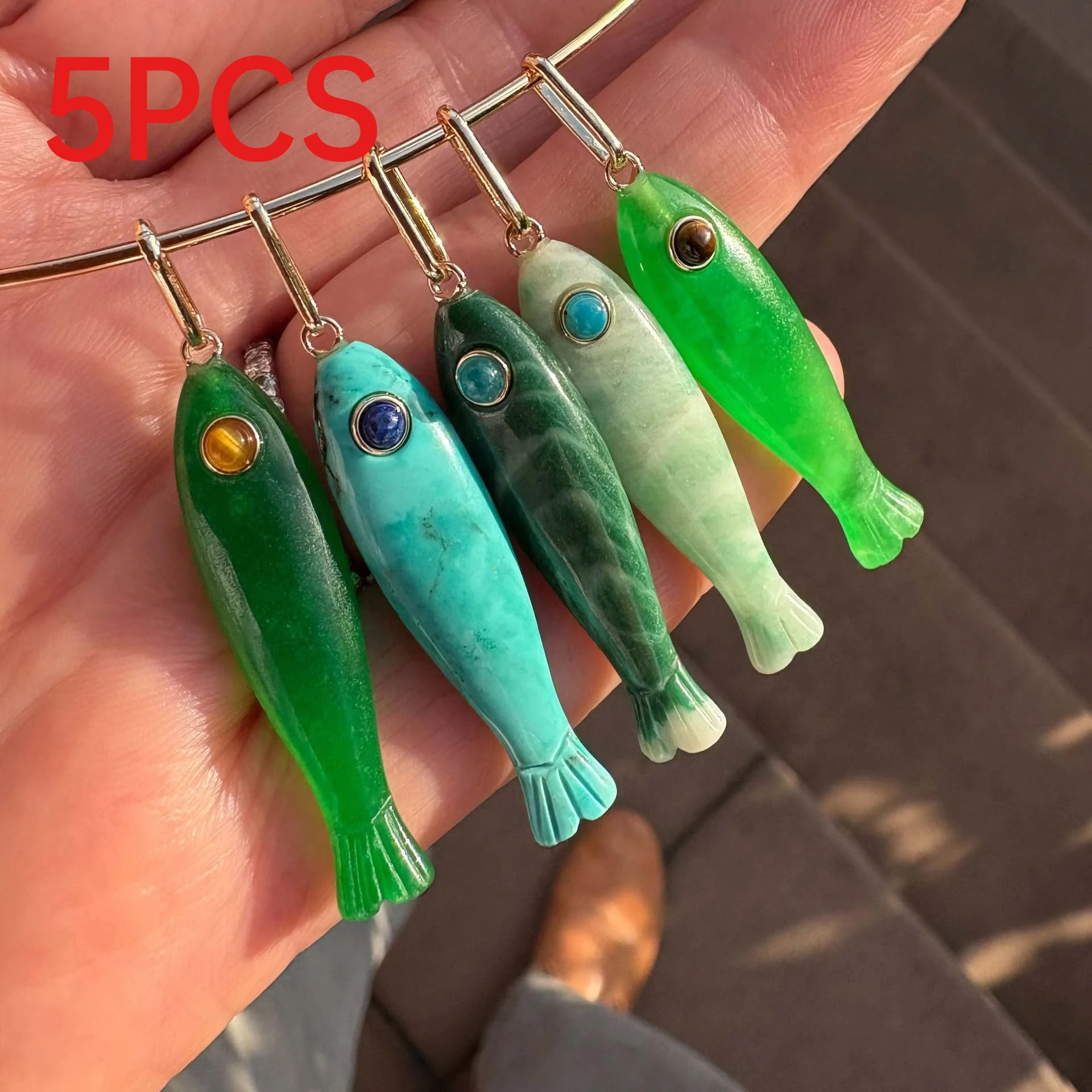 5Pcs Beach Colorful Fish Conch Shell Charms Mini Pendants For DIY Bracelet Necklace Jewelry Making Accessories
5Pcs Beach Colorful Fish Conch Shell Charms Mini Pendants For DIY Bracelet Necklace Jewelry Making Accessories