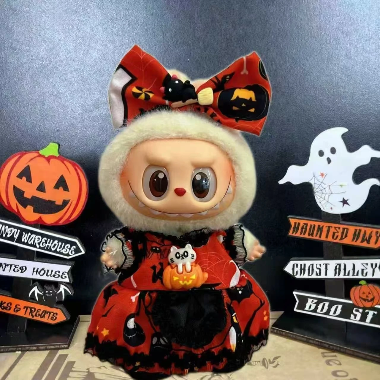Креативные костюмы Labubu, только одежда подходят для кукол Labubu, аксессуары для костюмов, украшение в виде тыквы на Хэллоуин
Креативные костюмы Labubu, только одежда подходят для кукол Labubu, аксессуары для костюмов, украшение в виде тыквы на Хэллоуин