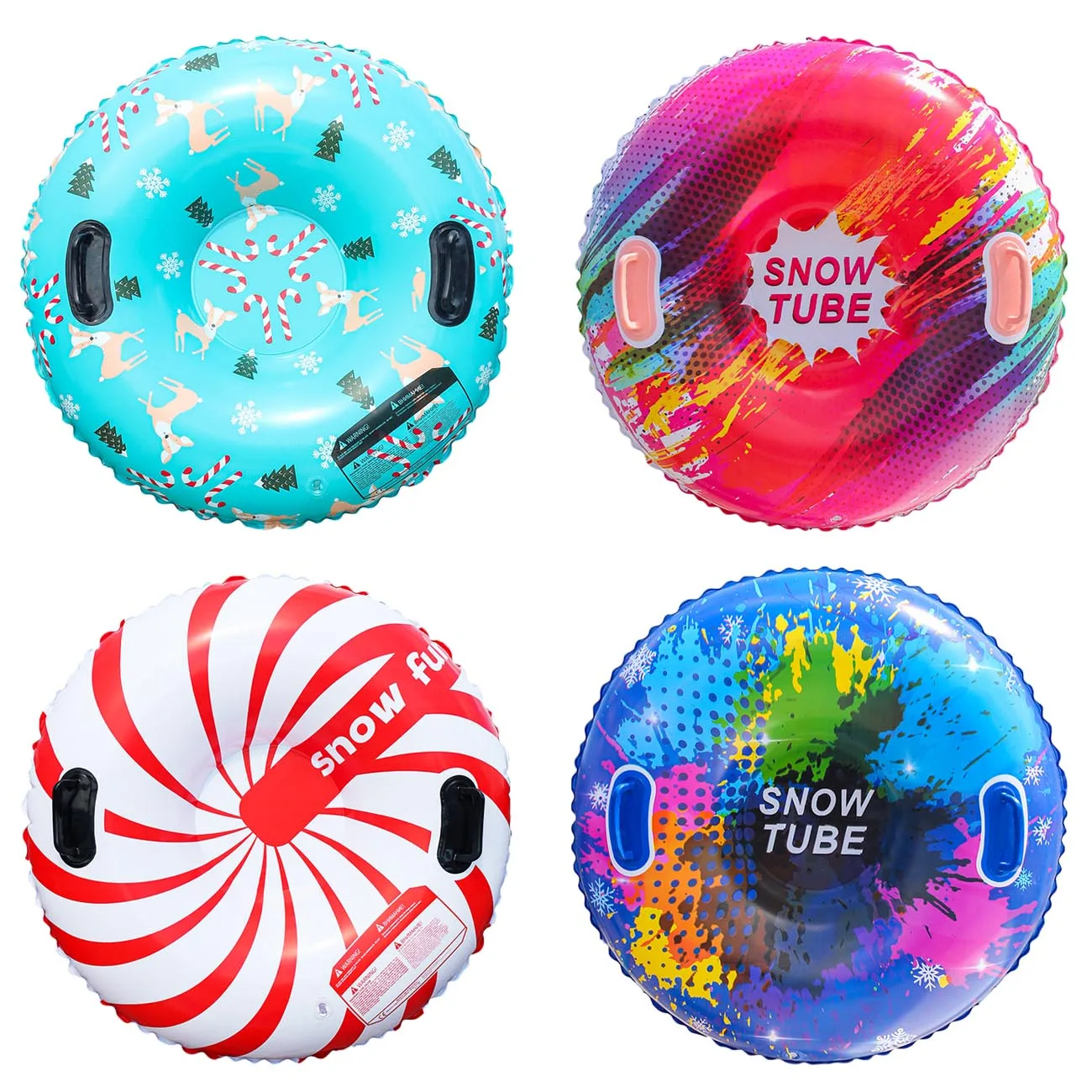 1PC Inflatable Snow Tube with Handles 82/87cm Heavy Duty Snow Sled Round Winter Sliding Tube for Adults Outdoor Skiing Sledding
1PC Inflatable Snow Tube with Handles 82/87cm Heavy Duty Snow Sled Round Winter Sliding Tube for Adults Outdoor Skiing Sledding