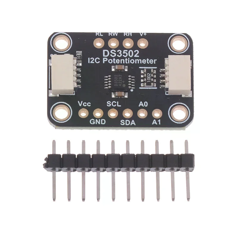 4286 Digital Potentiometer DS3502 I2C Digital 10K Potentiometer IC High-Voltage Development Board
4286 Digital Potentiometer DS3502 I2C Digital 10K Potentiometer IC High-Voltage Development Board