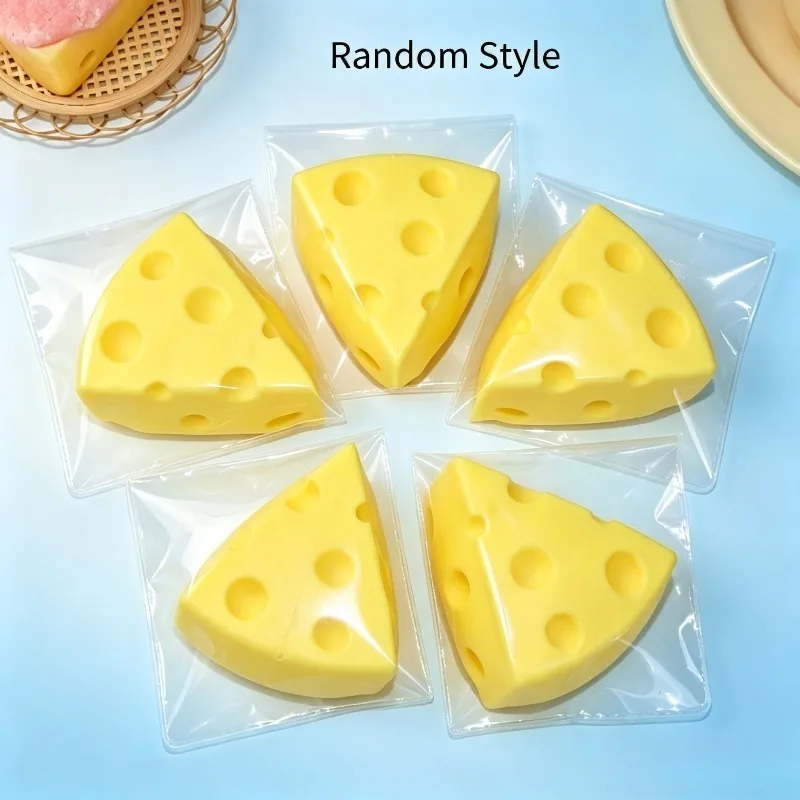 1 random style cheese soft toy, realistic food slow fermentation toy, squeeze cheese decompression ball, soft cheese fingertip toy, cream cake toy, humorous and quirky graduation season, Father's Day
1 random style cheese soft toy, realistic food slow fermentation toy, squeeze cheese decompression ball, soft cheese fingertip toy, cream cake toy, humorous and quirky graduation season, Father's Day