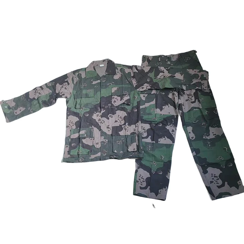 New Jungle Big Flower Camouflage BDU Set Scratch resistant Cloth Outdoor Training Top Pants
New Jungle Big Flower Camouflage BDU Set Scratch resistant Cloth Outdoor Training Top Pants
